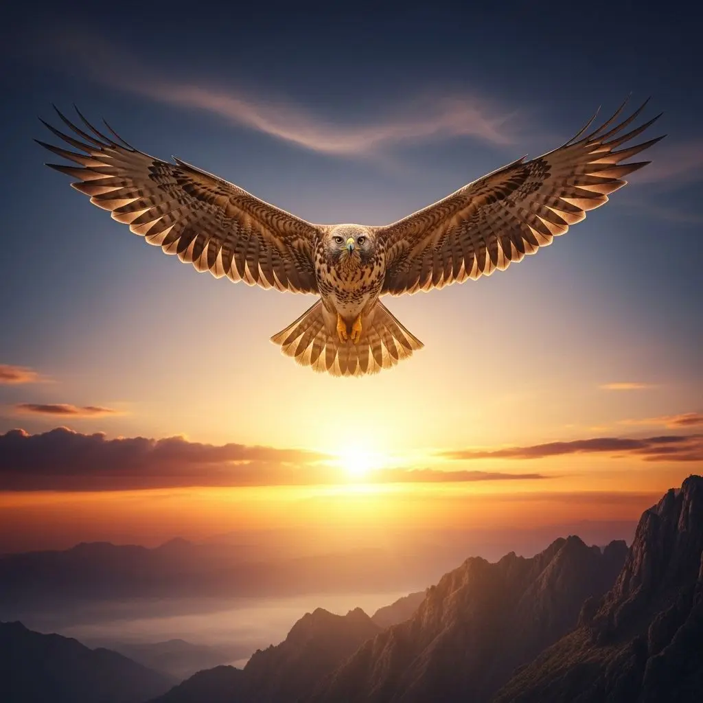 A hawk sighting invites you to see beyond the ordinary and embrace a higher perspective.