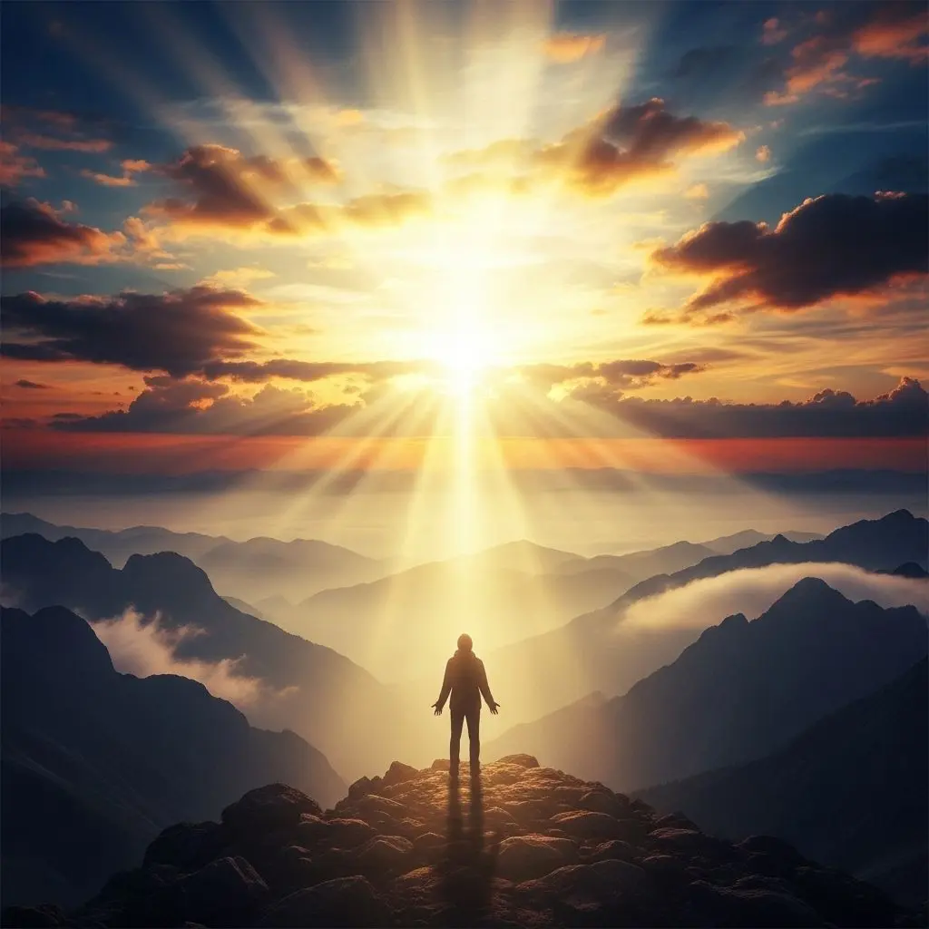 Scripture passages and spiritual reflections offer hope, strength, and enduring peace.