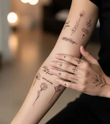 Personal mantras and symbols etched on skin become lifelong reminders of growth.
