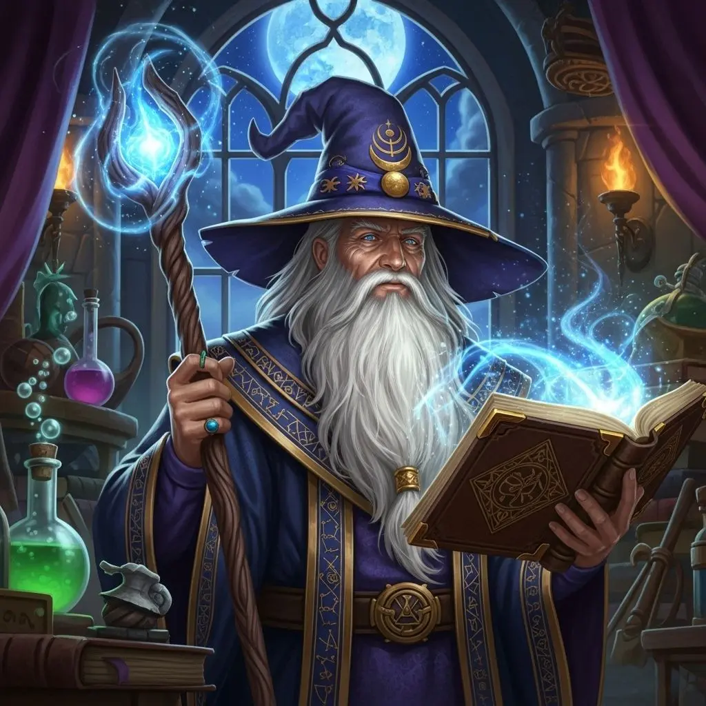 From shadowy warlocks to luminous mentors, each moniker unlocks a unique magical persona.