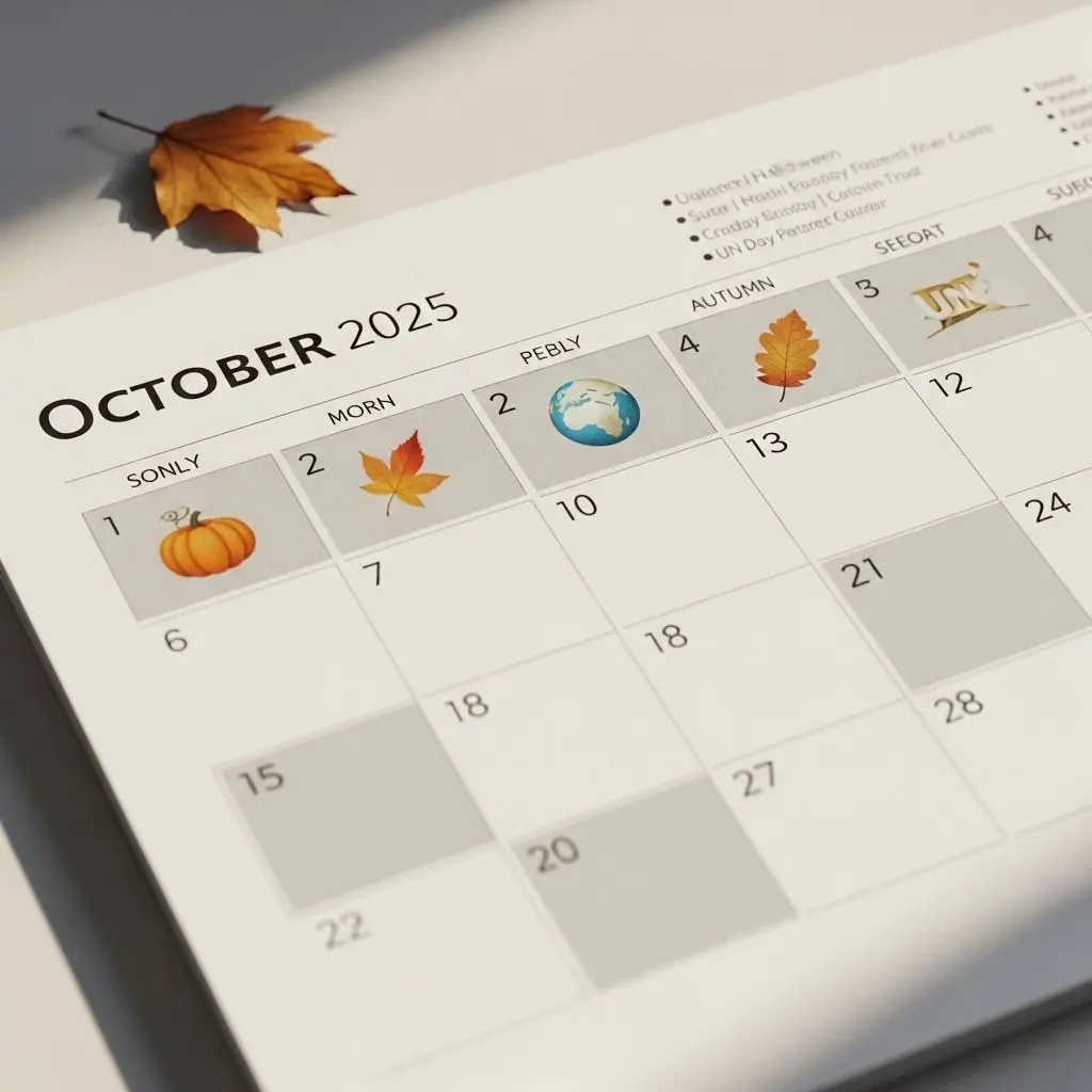 Traditions, tasty treats, and meaningful awareness days fill every crisp autumn day.