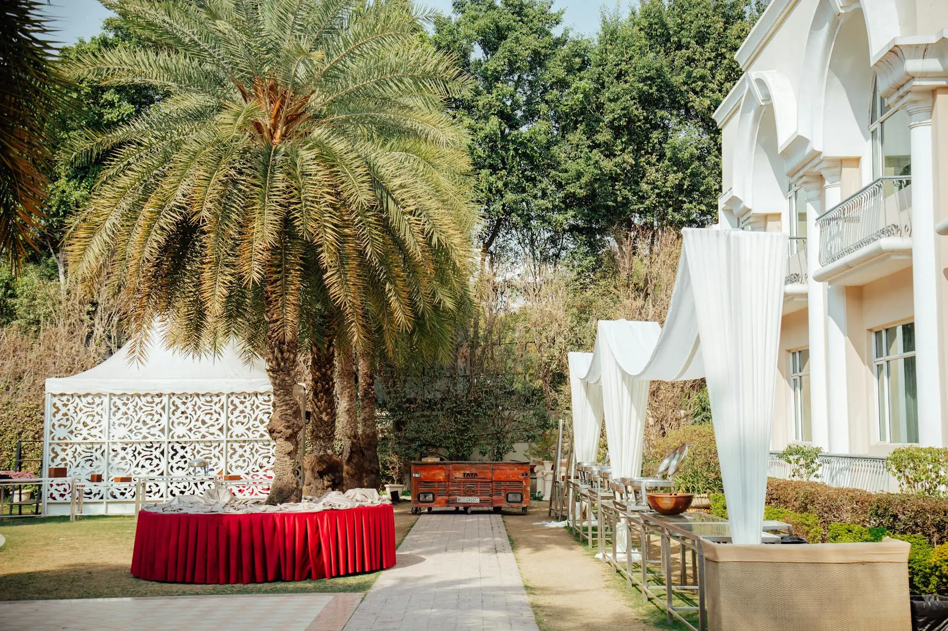 Imagine exchanging vows beneath vineyard vines, floral blooms, or lakeside sunsets.