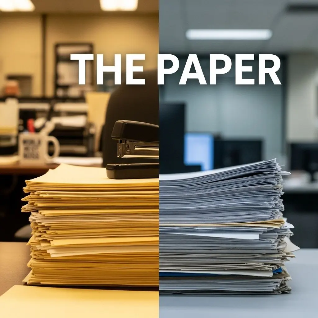 Volunteer reporters and a hidden camera crew bring awkward laughs to a fading newsroom.