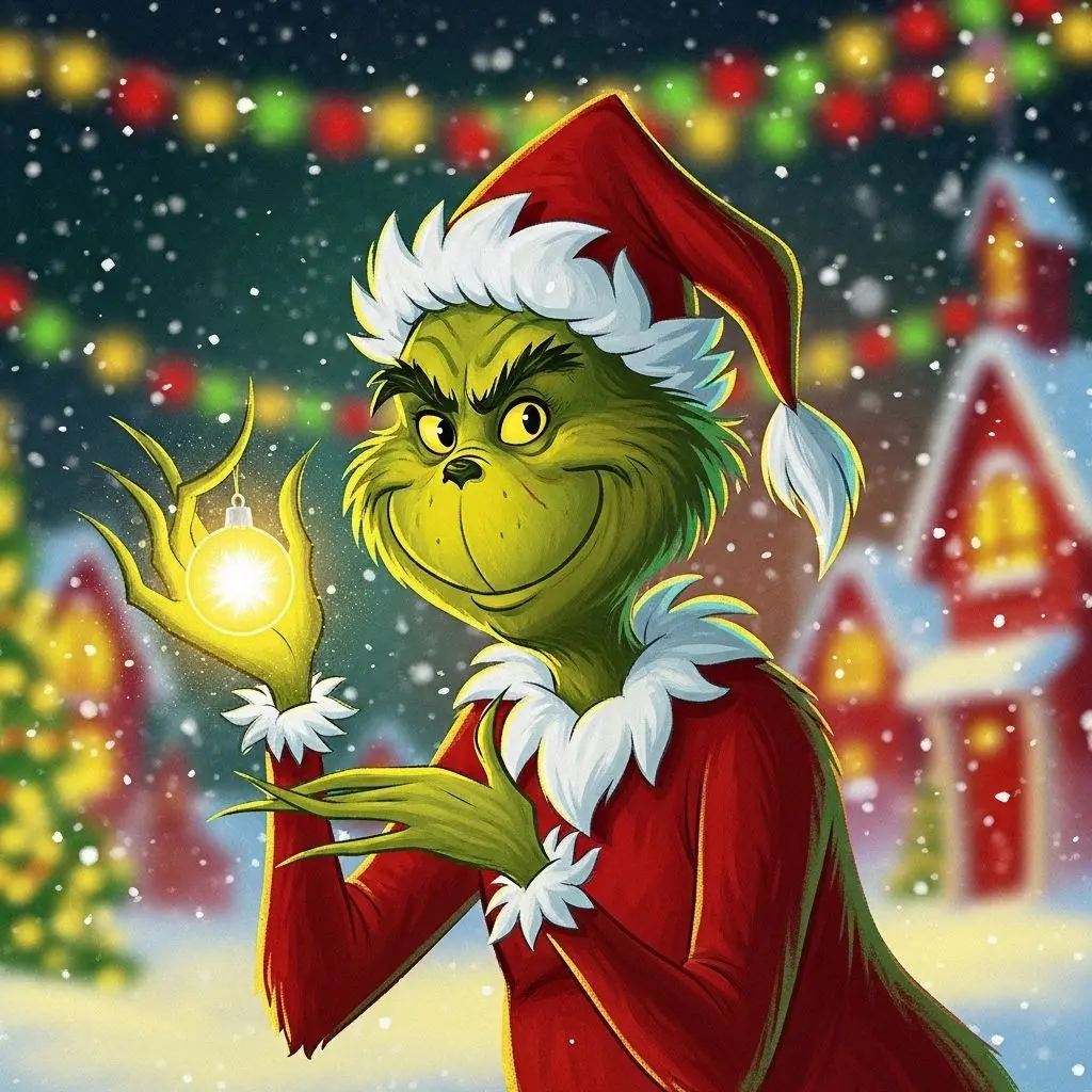 Snarky lines that journey from grouchy sarcasm to a warm hug of holiday spirit.