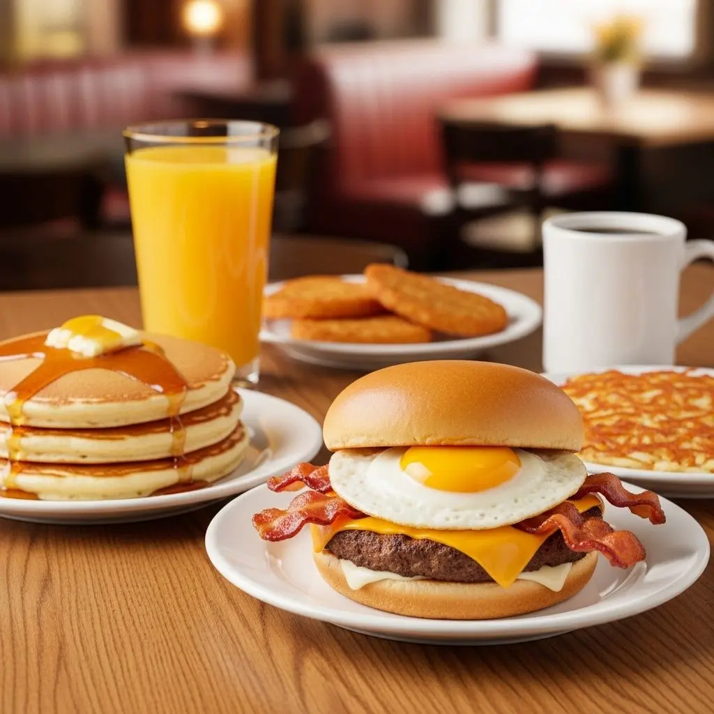 Savor signature morning flavors any hour when hunger strikes, day or night.