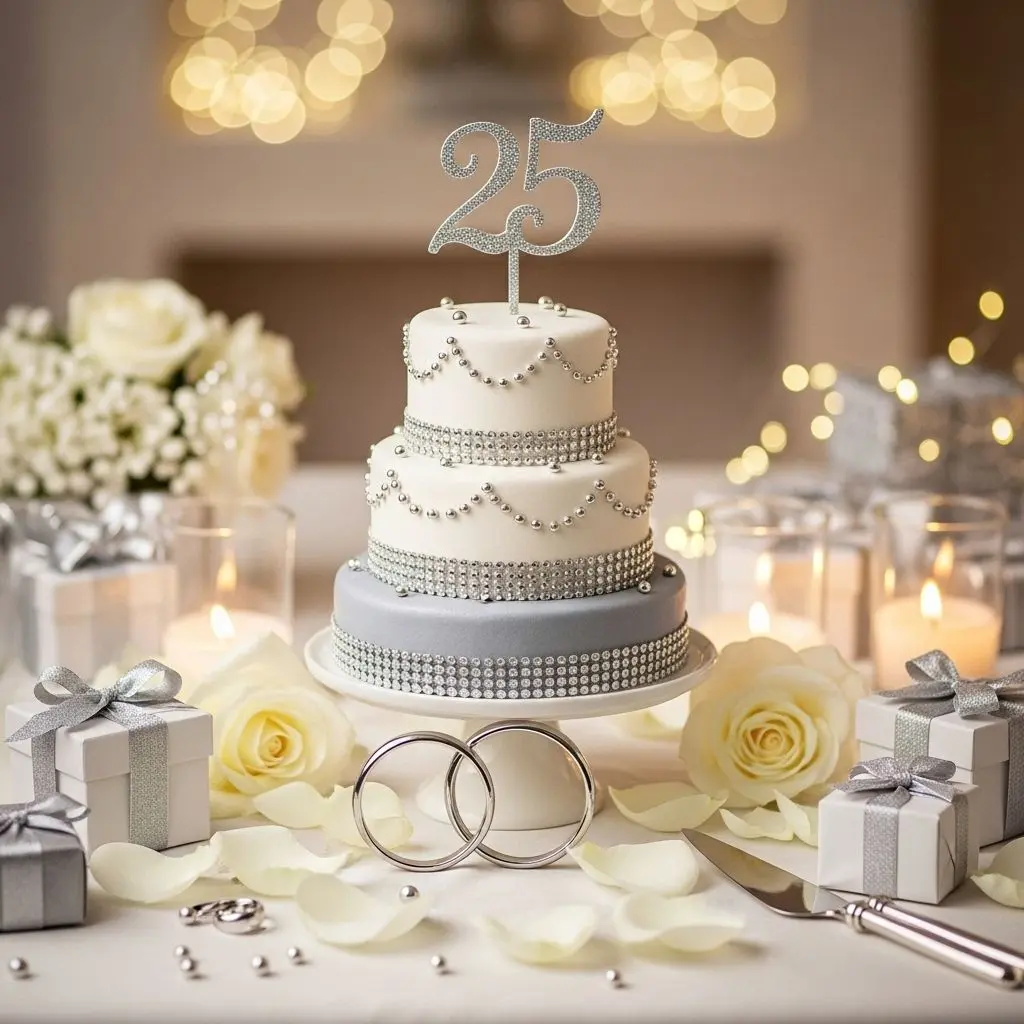Explore heartfelt messages, quotes, and wishes to celebrate a couple's milestone 25th silver wedding anniversary.
