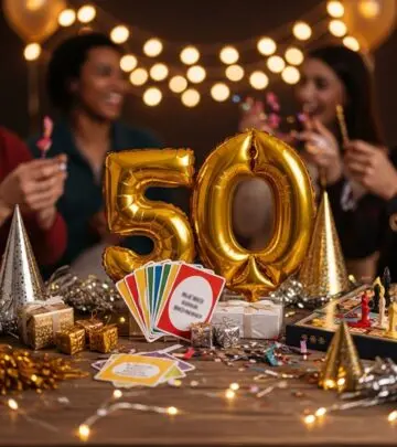 50th Birthday Party Games: Fun Ideas to Celebrate the Big 5-0 Make your 50th birthday bash unforgettable with these hilarious, heartwarming, and interactive party games for guests of all ages.