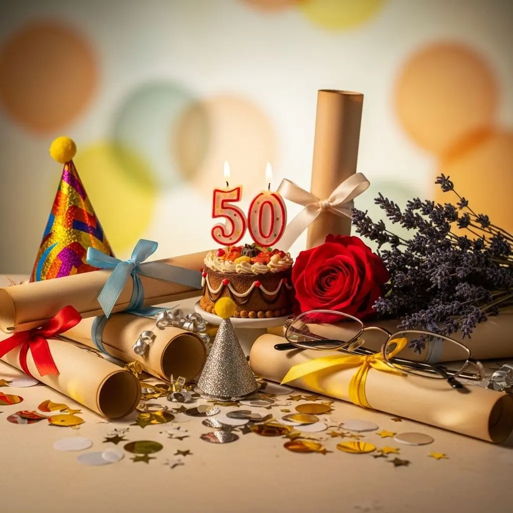 Discover a collection of meaningful, humorous, and inspiring 50th birthday poems tailored for loved ones celebrating this golden milestone.