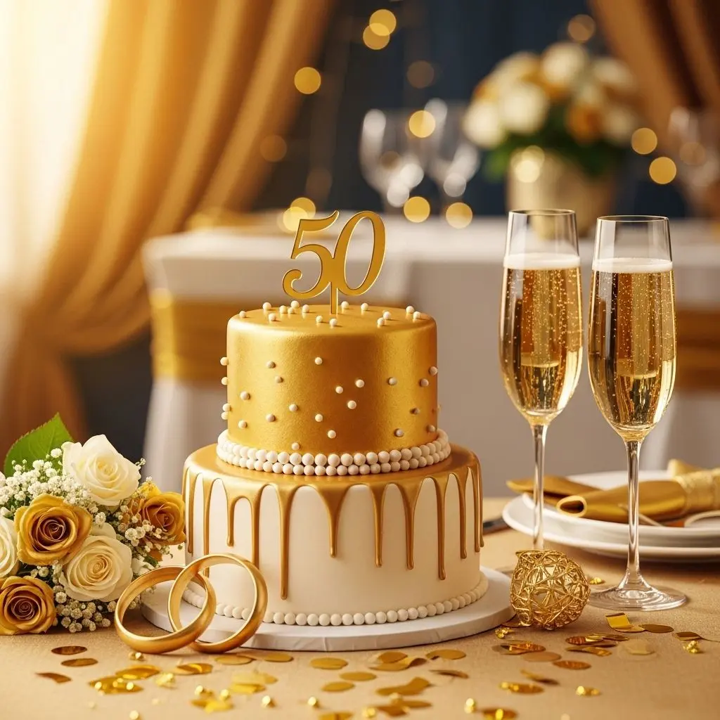 Celebrate true love with meaningful 50th anniversary wishes, examples for couples and family, and cherished golden anniversary ideas.