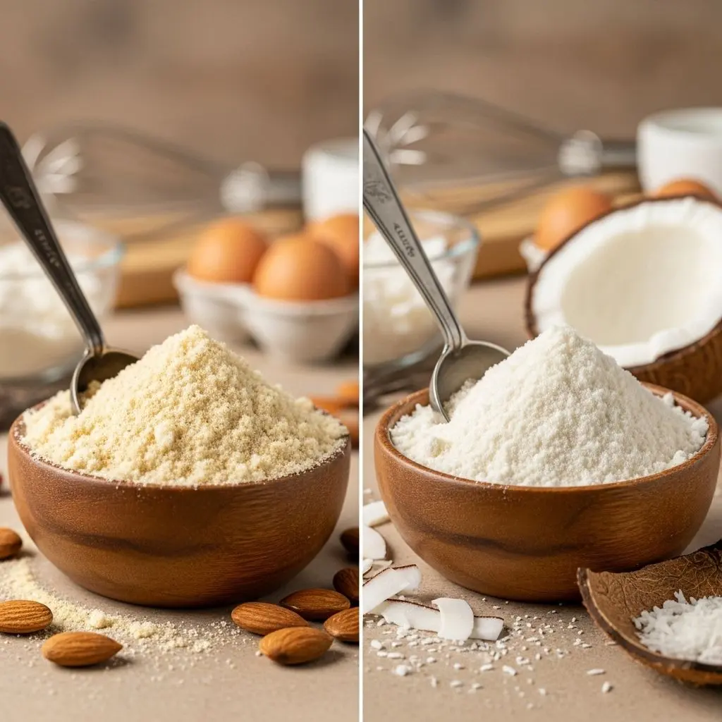 Explore the key differences between almond flour and coconut flour in nutrition, baking properties, and health benefits for every kitchen.