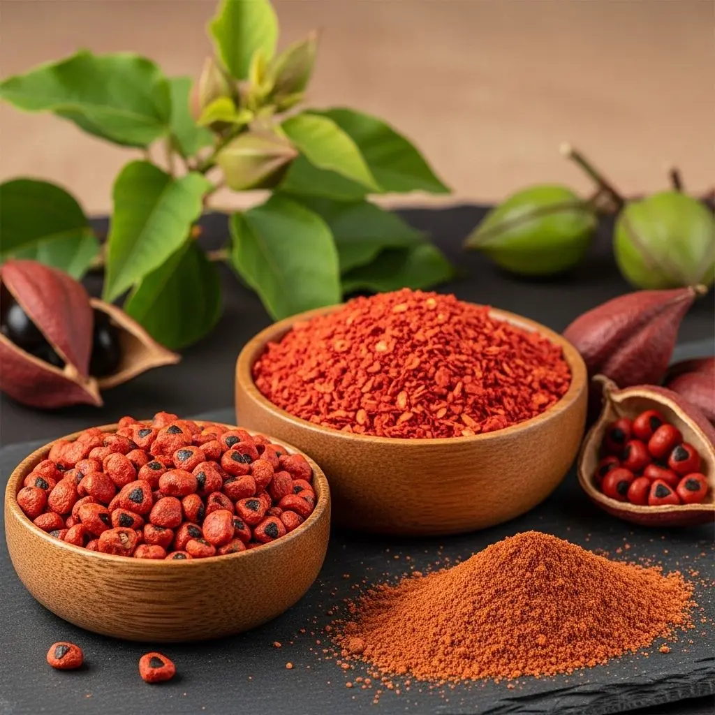 Discover the vibrant annatto seed: its health benefits, culinary uses, nutrition facts, and potential side effects for holistic well-being.