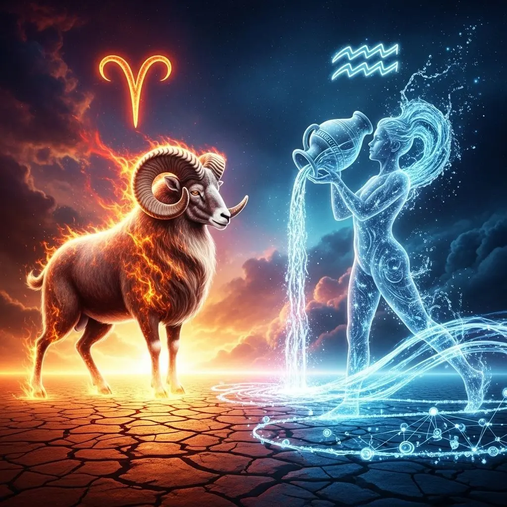 Explore the dynamic interplay of Aries' passion and Aquarius' originality, revealing their unique astrology compatibility in love, life, and partnership.