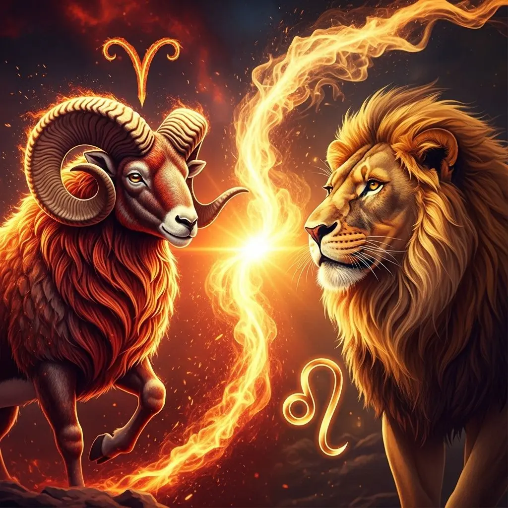 Dive into the fiery dynamics between Aries and Leo—exploring their love, friendship, and challenges for a lasting connection.