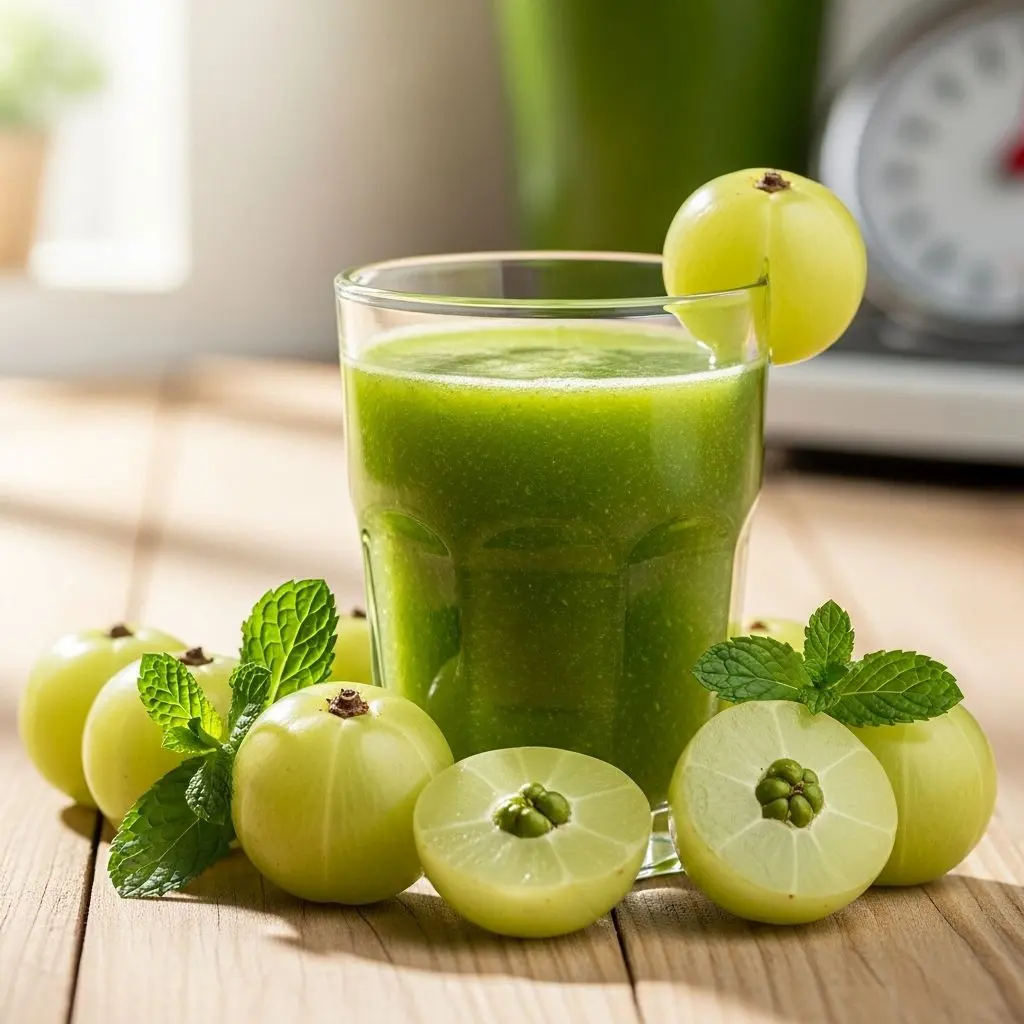 Unlock the natural power of amla juice to support weight management, metabolism, and overall health.