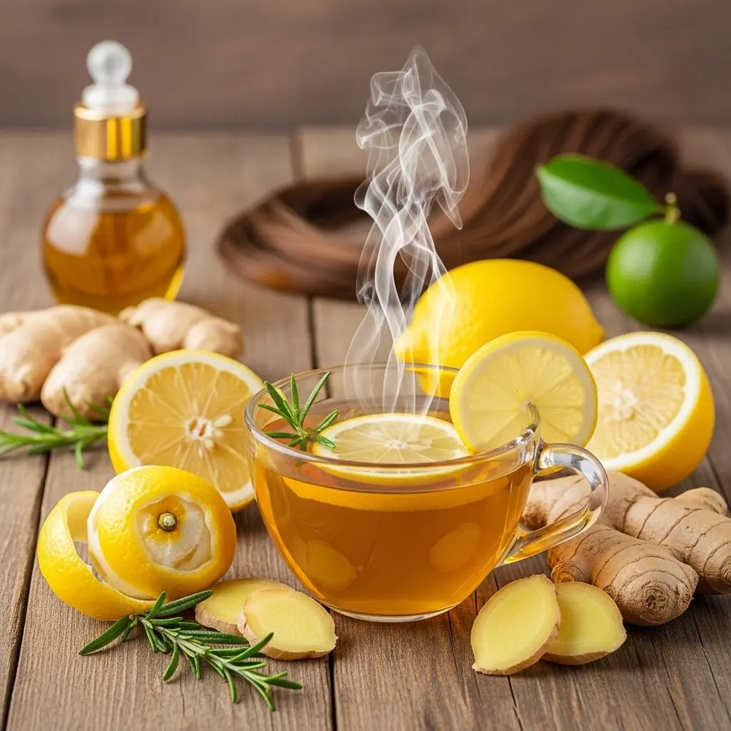Discover how lemon ginger tea rejuvenates skin, strengthens hair, and enhances overall health with its antioxidants and vital nutrients.