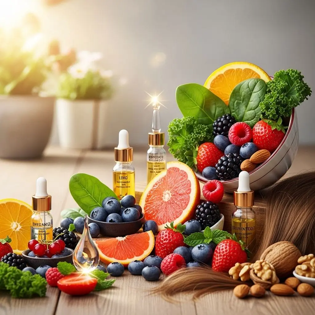 Unlock the transformative effects of antioxidants for radiant skin, stronger hair, and optimal health with evidence-based insights.