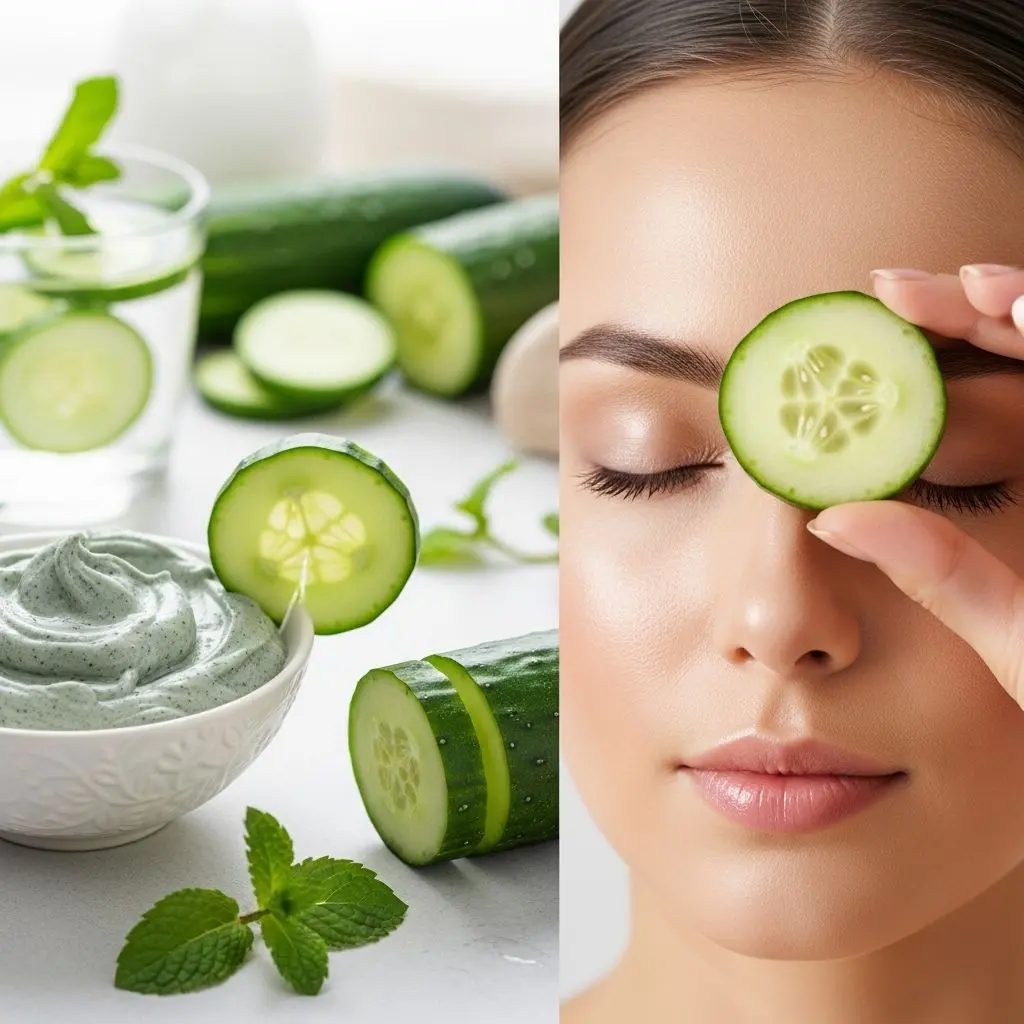 Explore the wide-ranging advantages of cucumber for your skin, hair, and overall health, including scientific insights and practical uses.