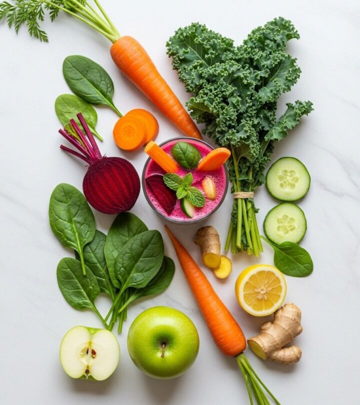 Unlock vibrant health and radiant beauty by embracing the transformative benefits of vegetable juices in your daily routine.