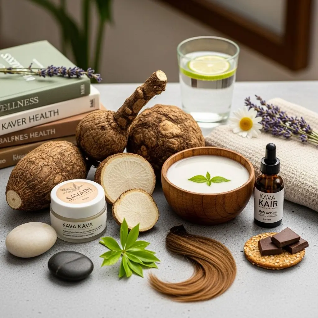 Explore the wide-ranging benefits and traditional uses of kava root for skin, hair, and holistic wellness.