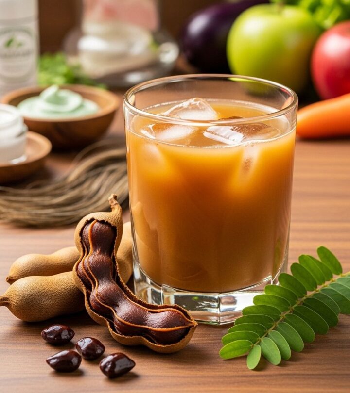 Boost skin glow, promote hair vitality, and support overall wellness with nutrient-rich tamarind juice.