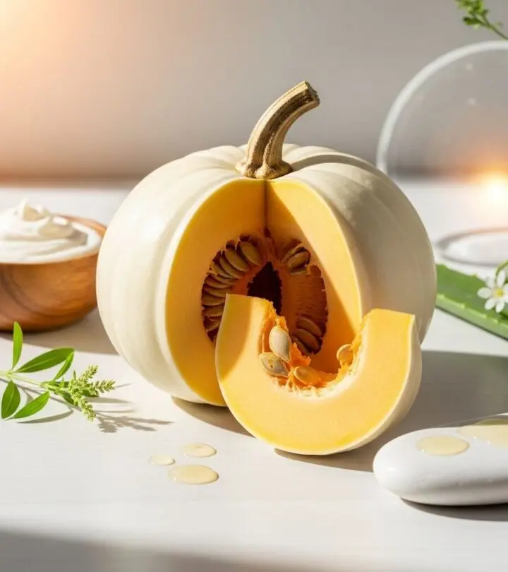 White pumpkin’s vitamins, antioxidants, and enzymes help hydrate, brighten, and protect your skin for a radiant complexion.