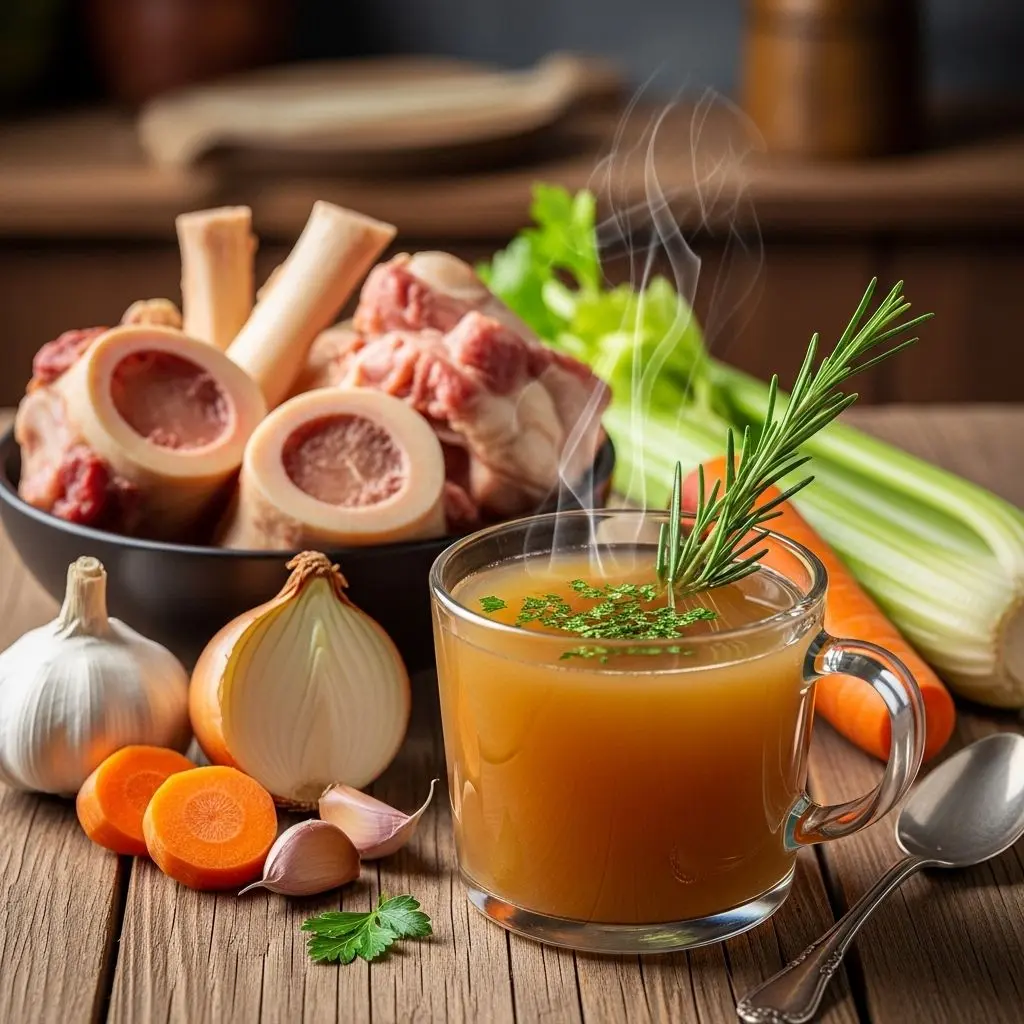 Explore the science-backed health benefits of bone broth, its nutritional profile, uses, risks, and preparation tips for everyday wellness.