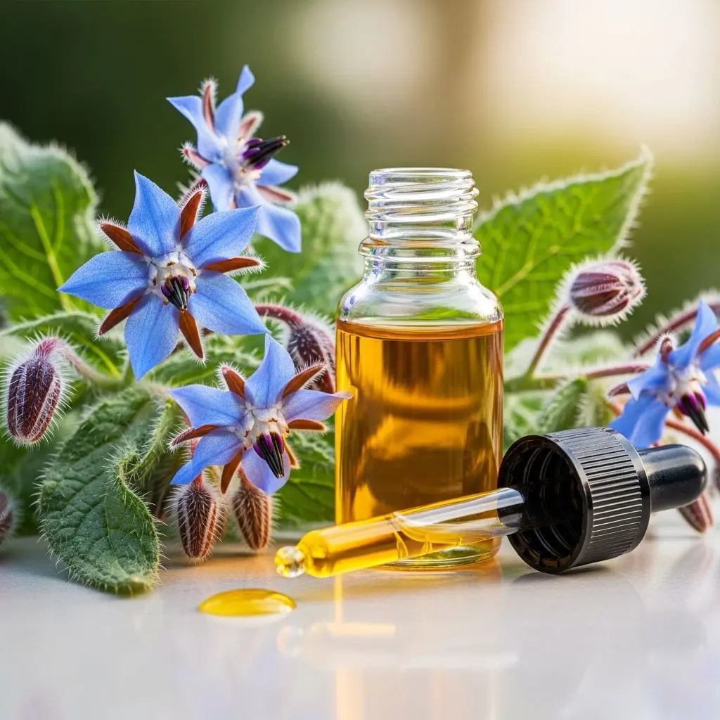 Uncover the powerful impact of borage seed oil for skin, hair, and holistic health with science-backed benefits and easy tips.