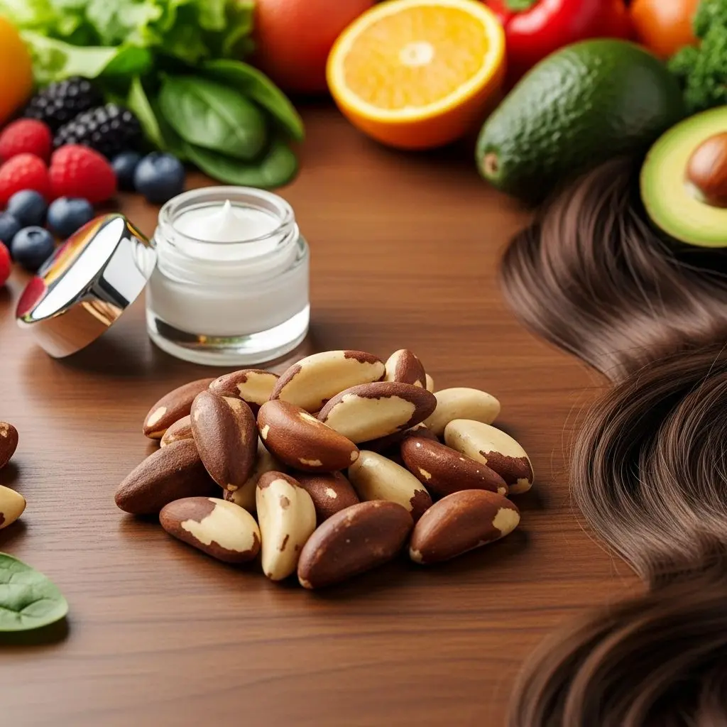 Discover how Brazil nuts promote radiant skin, lustrous hair, and robust health through unique nutrients.