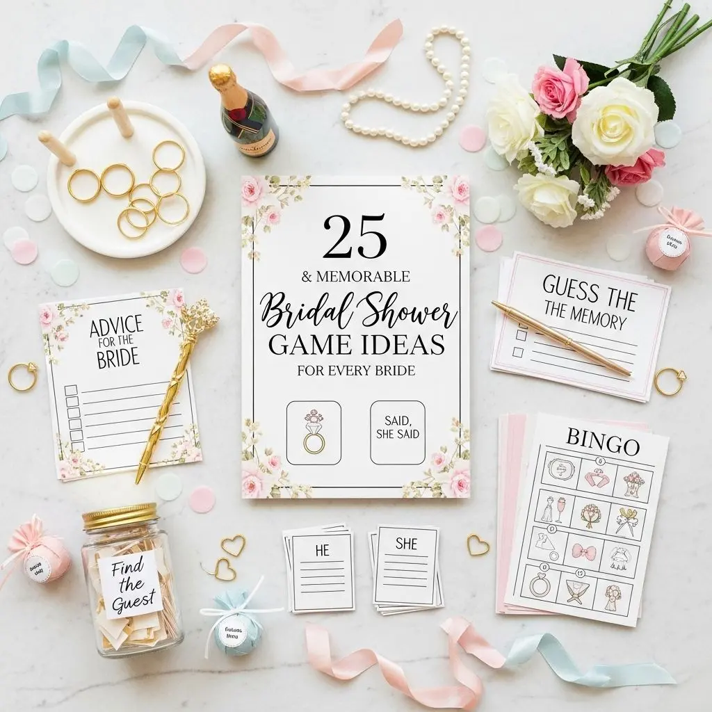 Make your bridal shower unforgettable with creative, engaging, and laughter-filled game ideas for every guest.