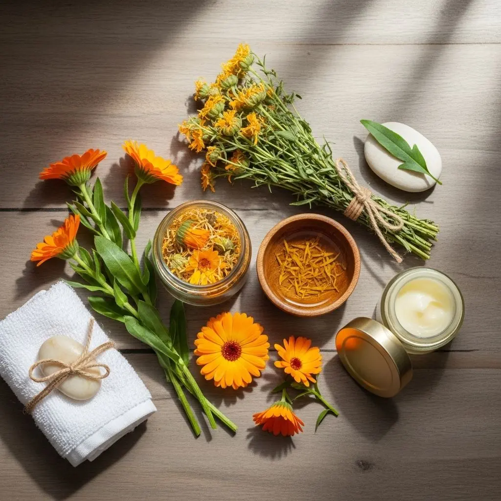 Discover the multi-dimensional benefits of calendula for skincare, hair vitality, and overall wellness with scientific insights and practical tips.