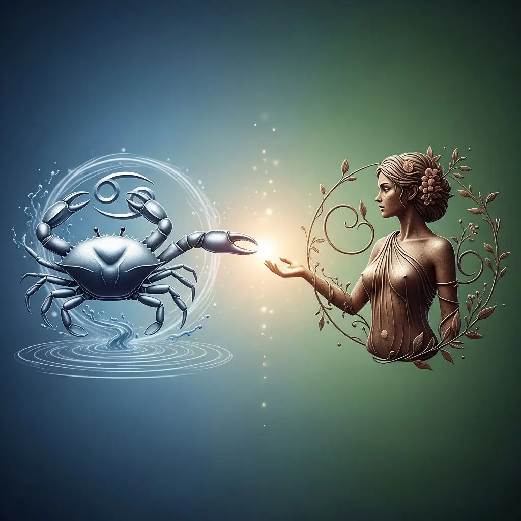 Explore how Cancer and Virgo create a nurturing, stable, and deeply connected partnership in love and life.