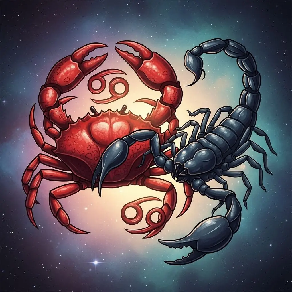 Dive deep into the emotional, sexual, and intellectual compatibility between Cancer and Scorpio—two Water signs known for passionate connection.