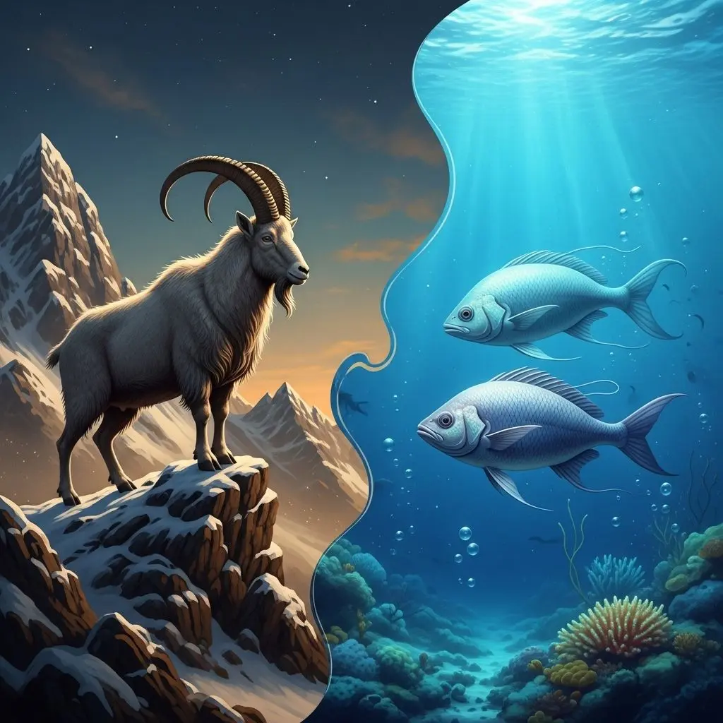 Explore the nuanced compatibility between Capricorn and Pisces, uncovering their strengths, challenges, and the unique magic they create together.