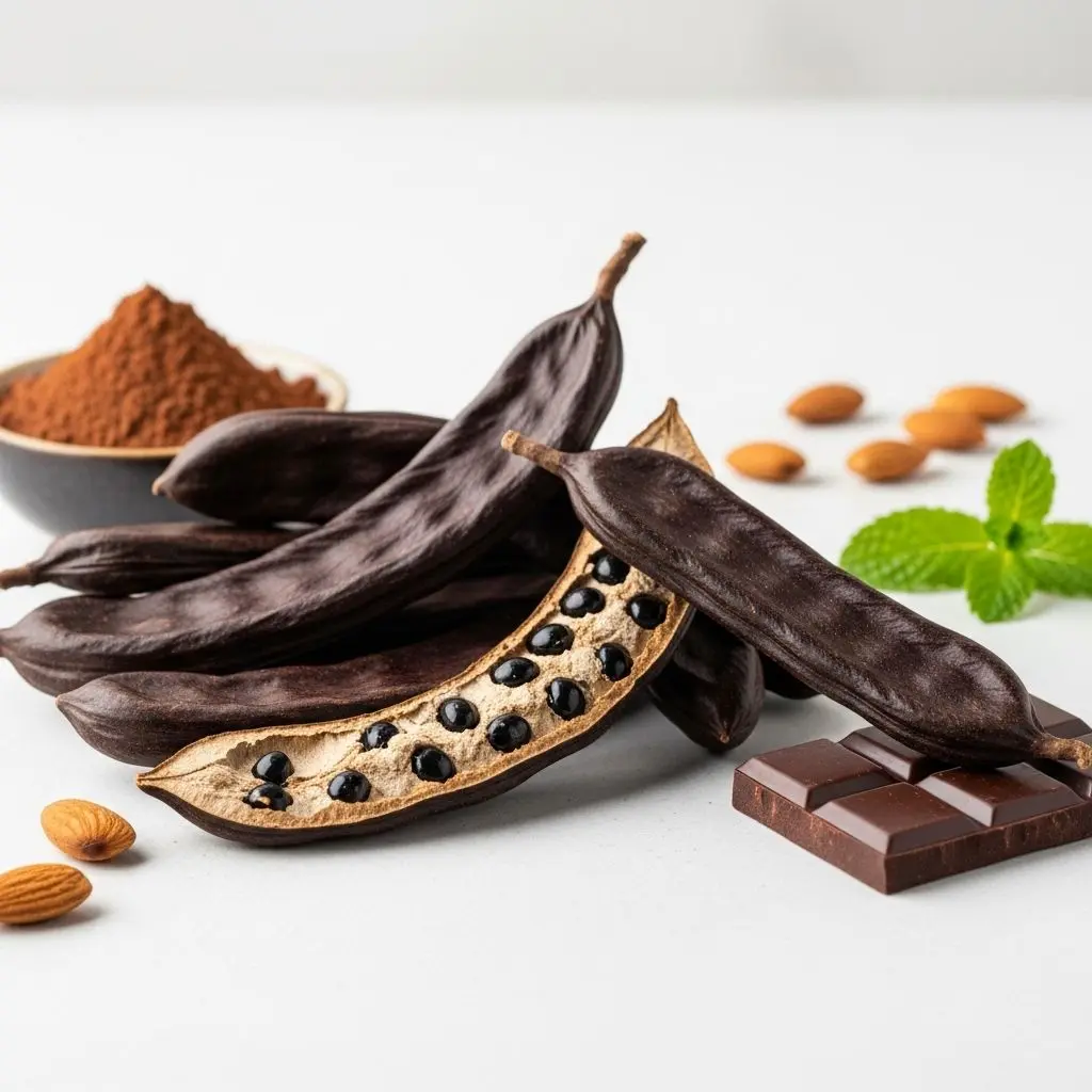 Explore the surprising nutritional advantages and health benefits of carob, a caffeine-free chocolate alternative rich in fiber and minerals.