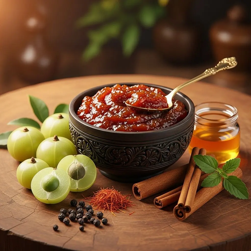 Discover the ancient Ayurvedic elixir Chyawanprash—explore its health benefits, traditional uses, key ingredients and how it boosts immunity, vitality, and longevity.