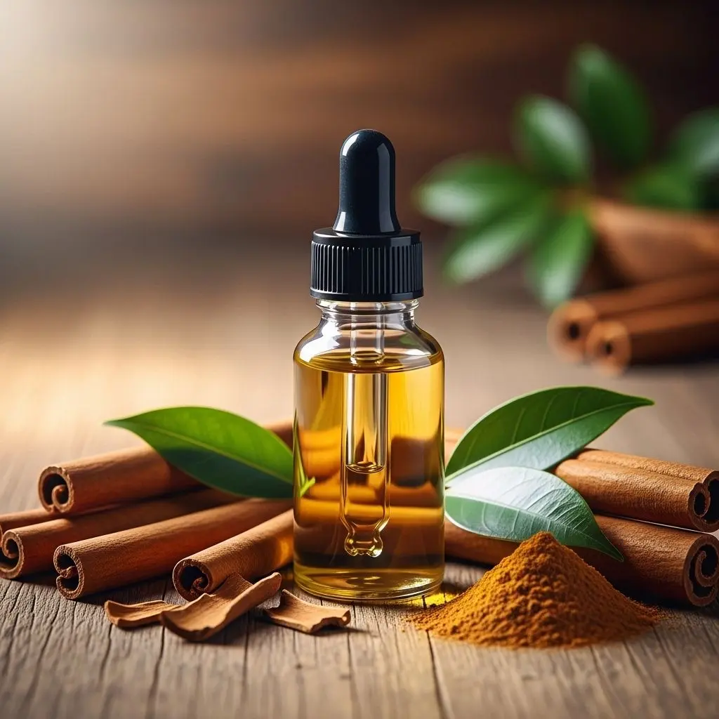 Discover evidence-based benefits and versatile uses of cinnamon essential oil, plus safety tips for skin, hair, and more.