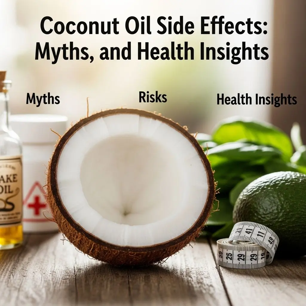 Explore the lesser-known side effects, health risks, and controversies surrounding coconut oil for informed healthy living.