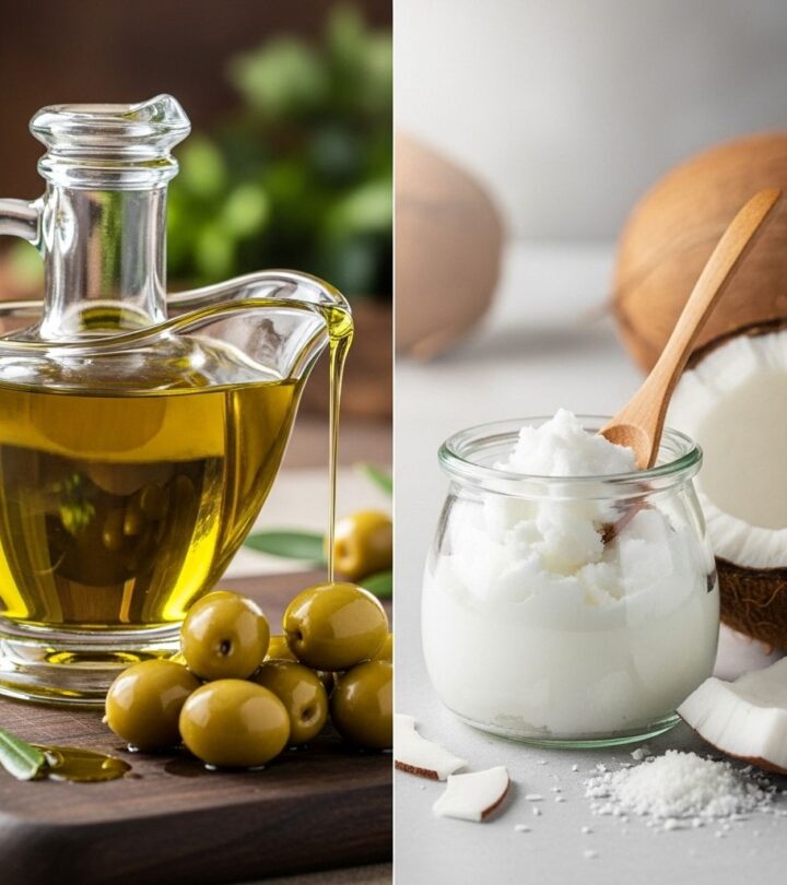 Coconut Oil vs. Olive Oil: Nutrition, Benefits, and Which to Choose Compare coconut oil and olive oil for cooking, health, and nutrition to choose the best oil for your diet and lifestyle.