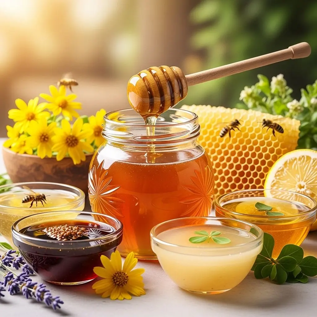 Discover the unique flavors, origins, and health benefits of popular honey varieties from around the globe.