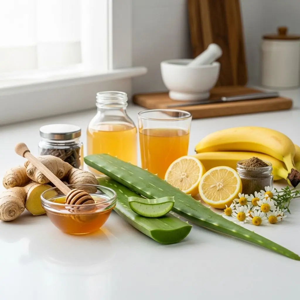 Discover 17 researched, natural therapies and lifestyle tips to soothe, treat, and help heal stomach ulcers at home.