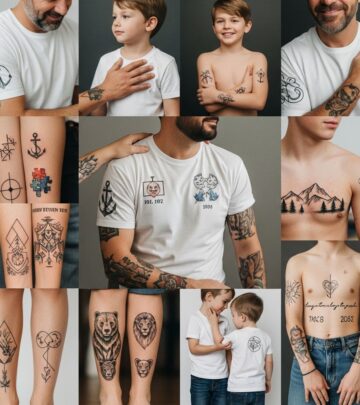 33 Inspiring Father-Son Tattoo Ideas to Celebrate Your Bond