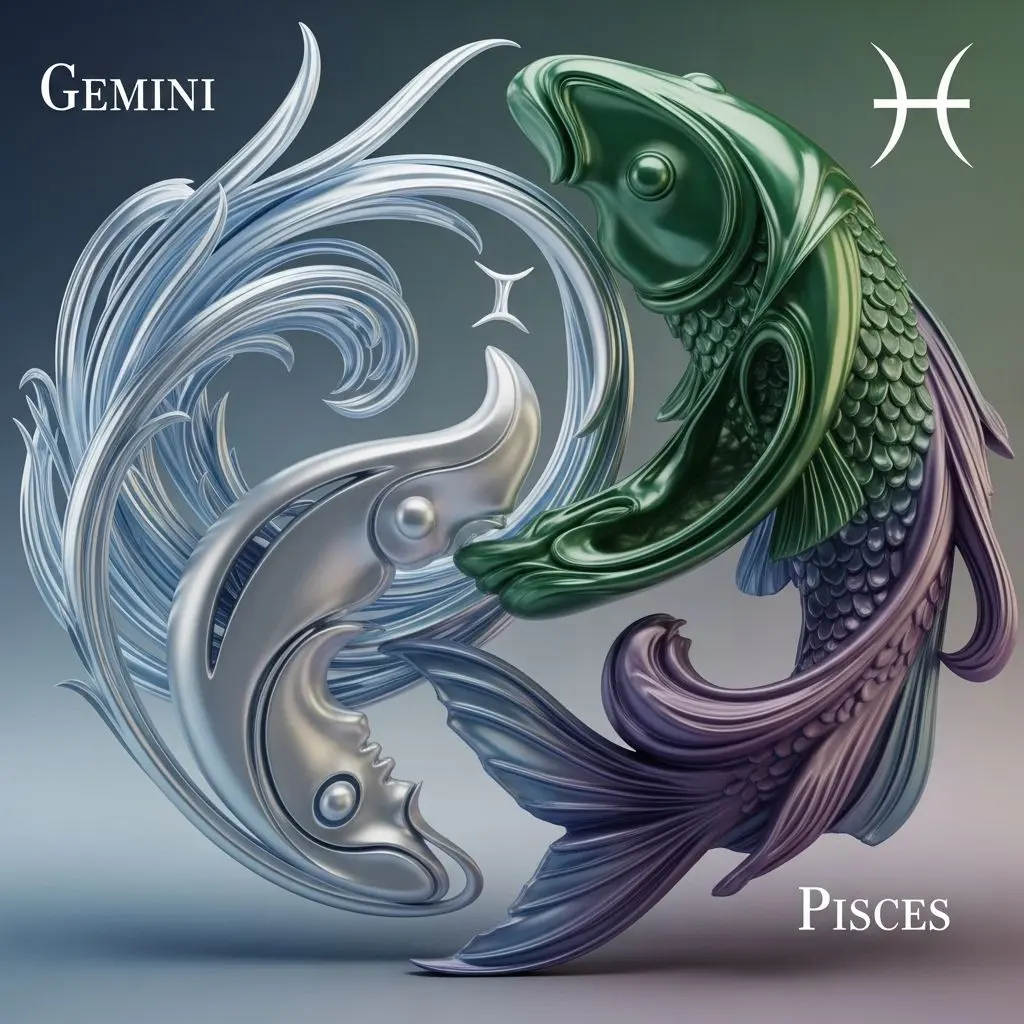 Exploring the Creative and Emotional Bond Between Gemini and Pisces