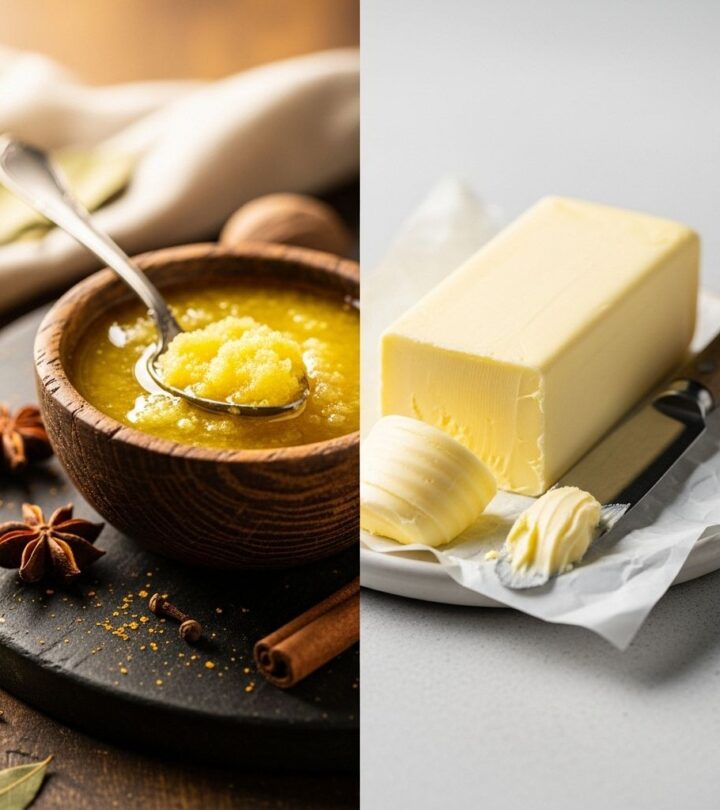 Ghee vs Butter: Nutrition, Health Benefits, Uses, and FAQs Understand the differences between ghee and butter to choose the best fat for your cooking and dietary needs.
