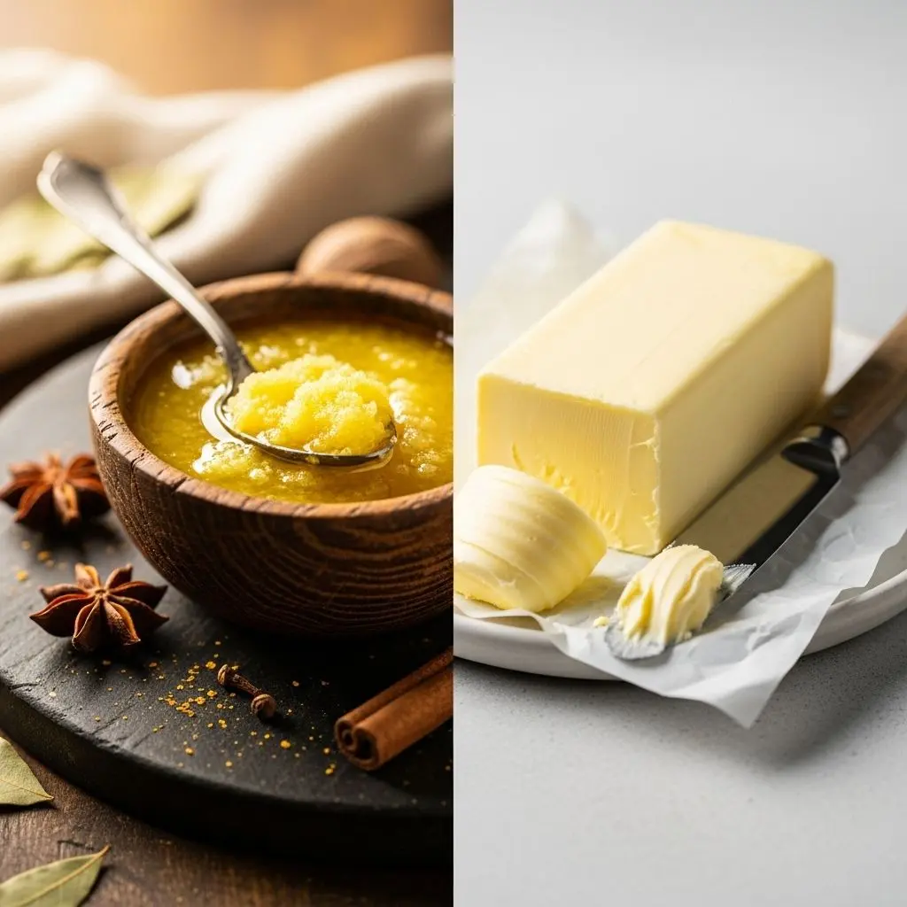 Understand the differences between ghee and butter to choose the best fat for your cooking and dietary needs.
