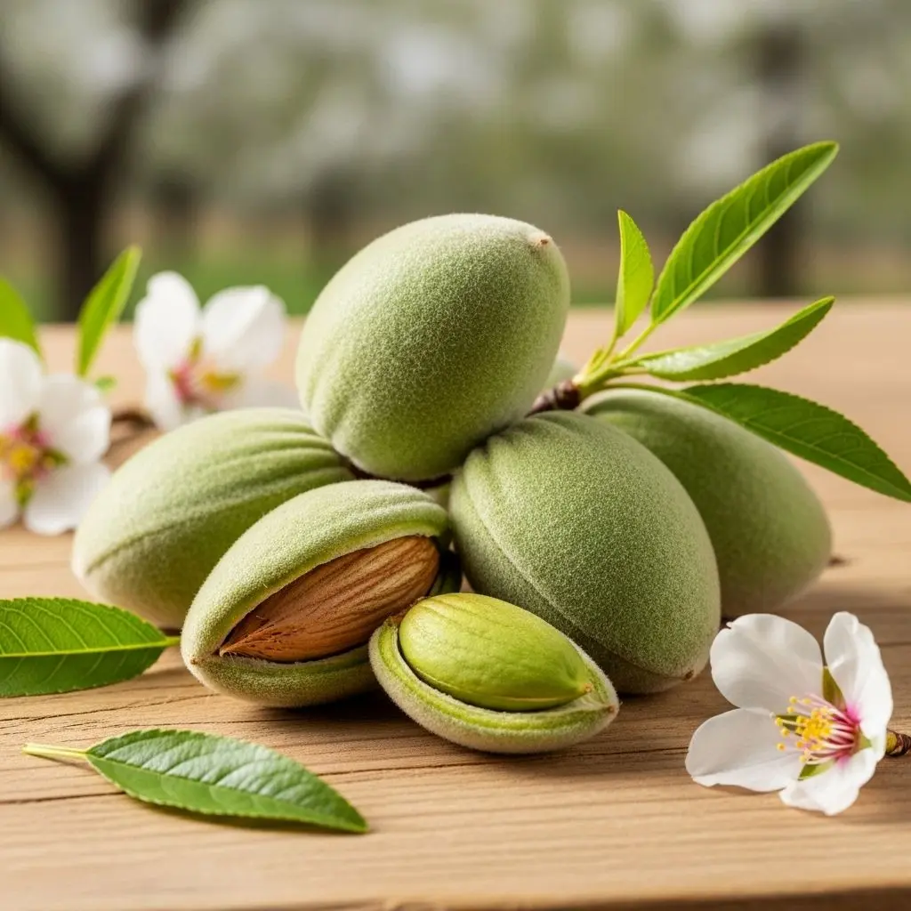 Discover the remarkable benefits of green almonds for radiant skin, lustrous hair, and optimal health