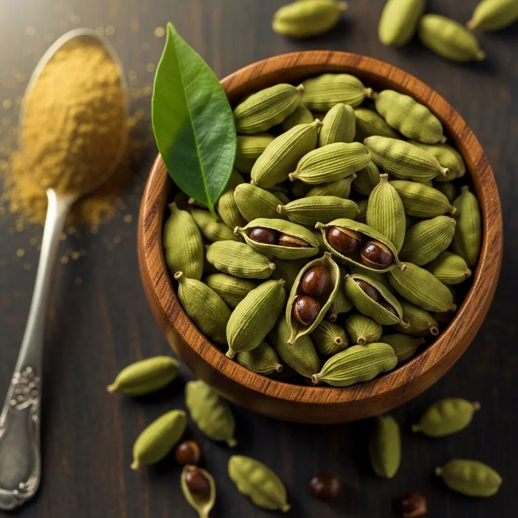 Explore the evidence-based health benefits, traditional uses, and nutrition profile of cardamom, the aromatic spice prized in global cuisine and natural medicine.