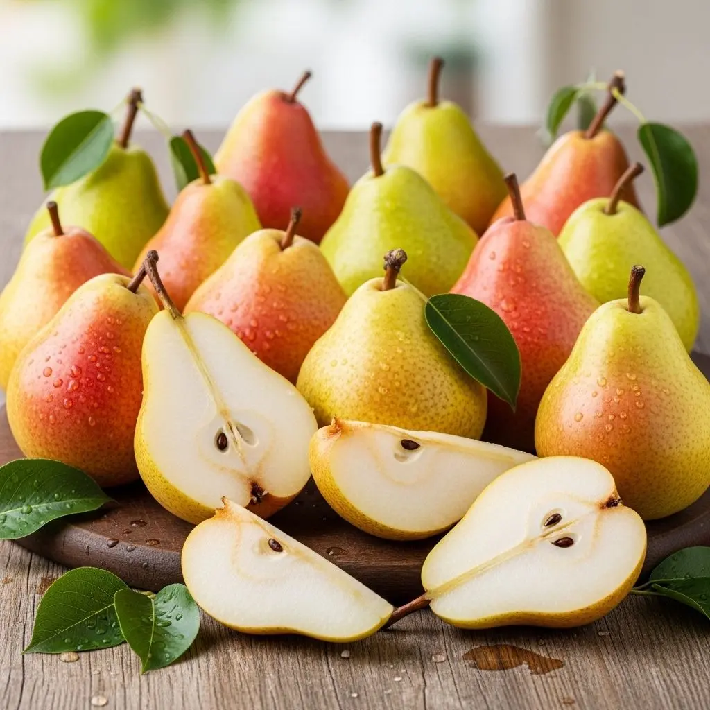 Explore the diverse nutrition and health benefits of pears, including disease prevention, digestive health, and their powerful antioxidants.