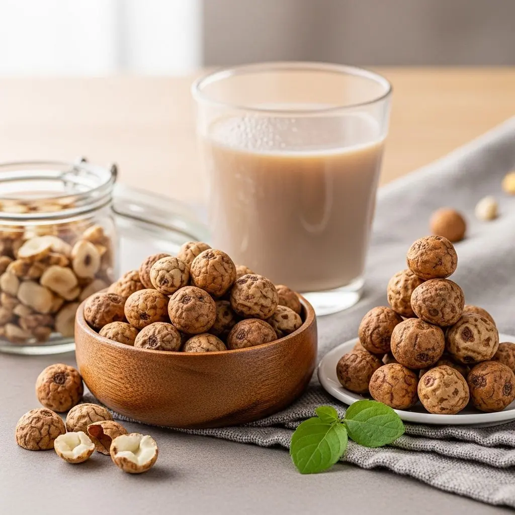 Discover the impressive nutritional profile and wide-ranging health benefits of tiger nuts, plus how to enjoy them in your diet.