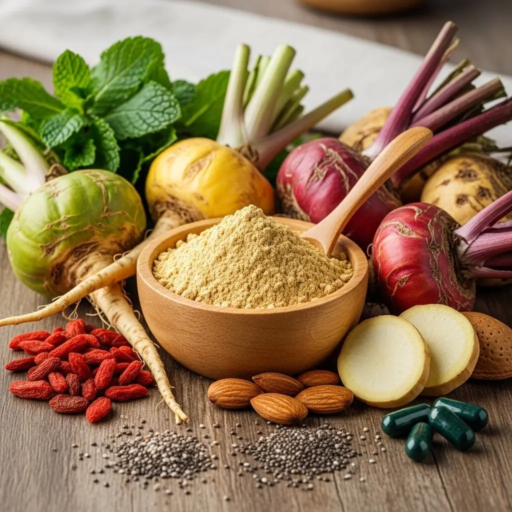 Uncover the science-backed benefits of maca powder for energy, fertility, mood, and much more in this in-depth guide.