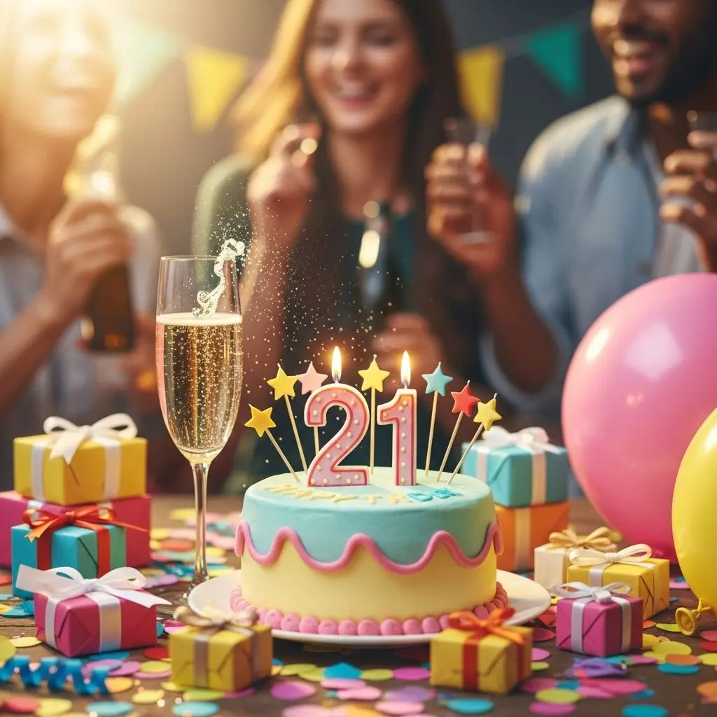 Find the perfect message to celebrate this special rite of passage with unique, inspirational, and witty wishes for anyone turning 21.